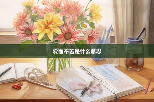 爱而不舍是什么意思