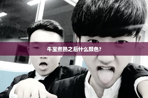 牛宝煮熟之后什么颜色?