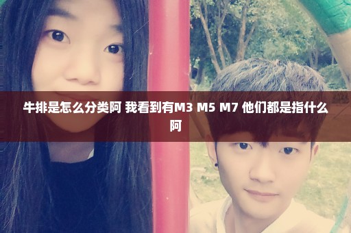 牛排是怎么分类阿 我看到有M3 M5 M7 他们都是指什么阿