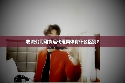 物流公司和货运代理具体有什么区别？