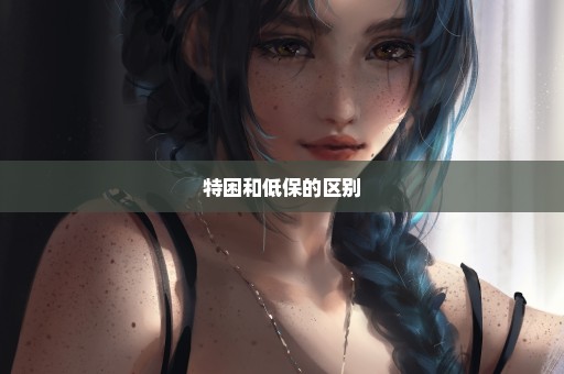 特困和低保的区别