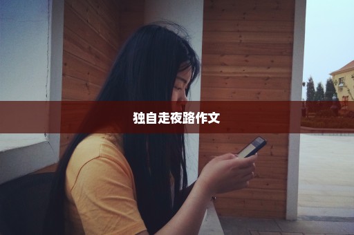 独自走夜路作文