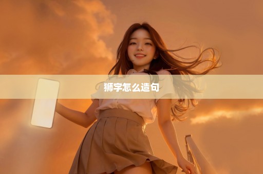 狮字怎么造句