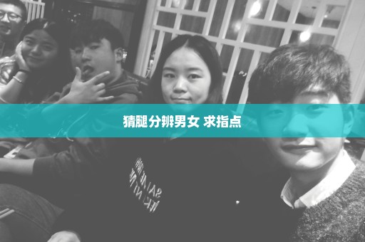 猜腿分辨男女 求指点