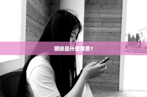 猥琐是什麽意思？