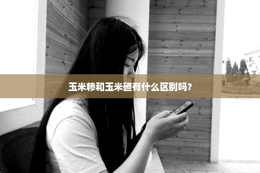 玉米糁和玉米碴有什么区别吗？