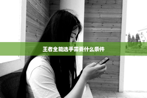 王者全能选手需要什么条件
