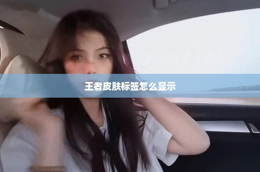 王者皮肤标签怎么显示