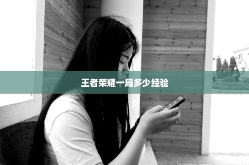 王者荣耀一局多少经验