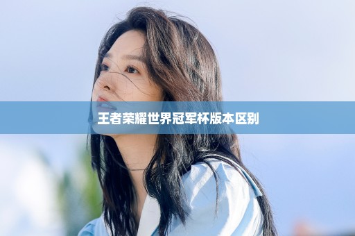 王者荣耀世界冠军杯版本区别