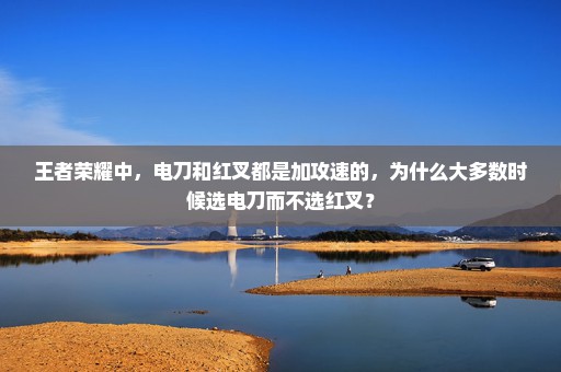 王者荣耀中，电刀和红叉都是加攻速的，为什么大多数时候选电刀而不选红叉？