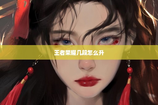 王者荣耀几段怎么升