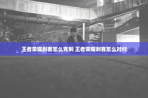 王者荣耀刺客怎么克制 王者荣耀刺客怎么对付
