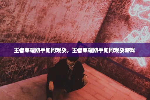 王者荣耀助手如何观战，王者荣耀助手如何观战游戏 