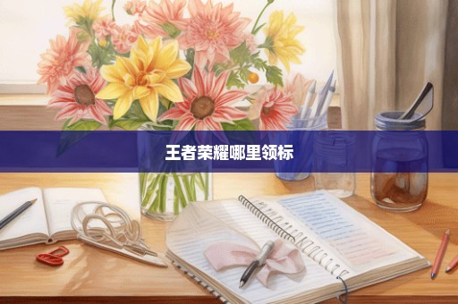 王者荣耀哪里领标