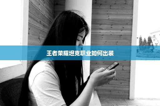 王者荣耀坦克职业如何出装