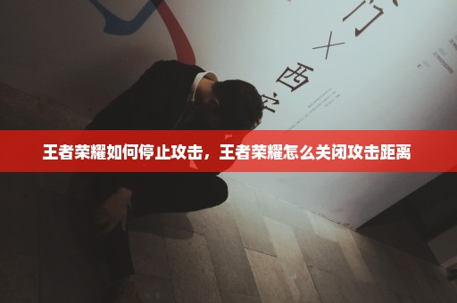 王者荣耀如何停止攻击，王者荣耀怎么关闭攻击距离 