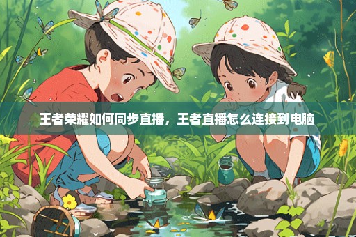 王者荣耀如何同步直播，王者直播怎么连接到电脑 