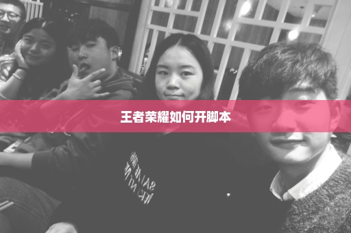 王者荣耀如何开脚本