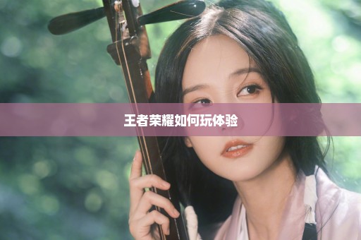 王者荣耀如何玩体验