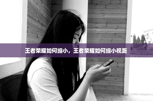 王者荣耀如何缩小，王者荣耀如何缩小视距 