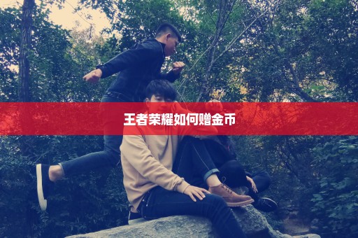 王者荣耀如何赠金币