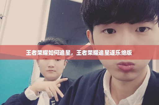 王者荣耀如何追星，王者荣耀追星逐乐绝版 