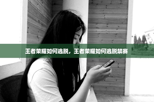 王者荣耀如何逃脱，王者荣耀如何逃脱禁赛 