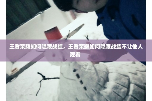 王者荣耀如何隐藏战绩，王者荣耀如何隐藏战绩不让他人观看 