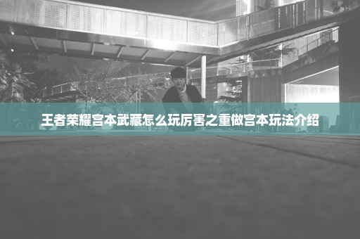 王者荣耀宫本武藏怎么玩厉害之重做宫本玩法介绍