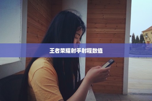 王者荣耀射手射程数值
