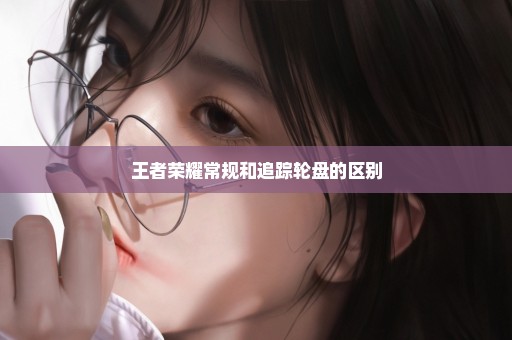 王者荣耀常规和追踪轮盘的区别