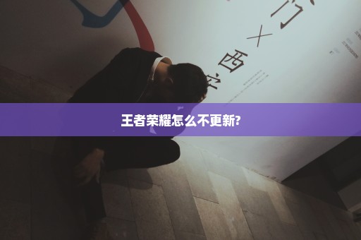 王者荣耀怎么不更新?