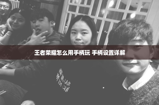 王者荣耀怎么用手柄玩 手柄设置详解