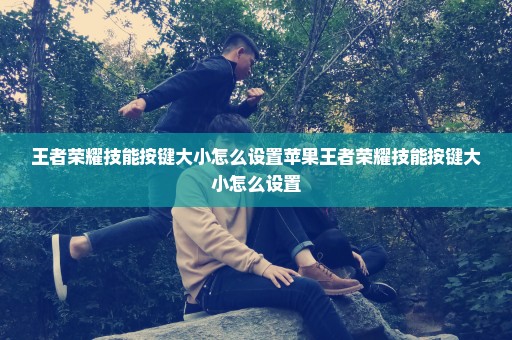 王者荣耀技能按键大小怎么设置苹果王者荣耀技能按键大小怎么设置