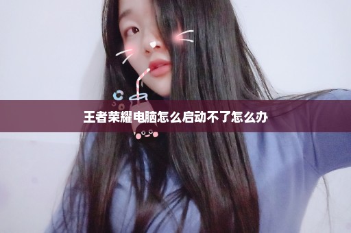 王者荣耀电脑怎么启动不了怎么办