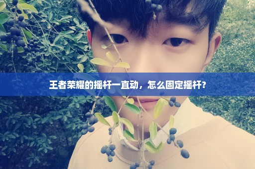 王者荣耀的摇杆一直动，怎么固定摇杆？