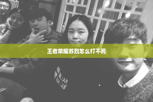 王者荣耀苏烈怎么打不死