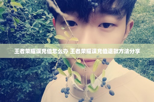 王者荣耀误充值怎么办 王者荣耀误充值退款方法分享