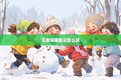 王者荣耀赵云怎么玩
