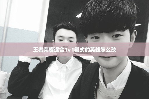 王者荣耀适合1v1模式的英雄怎么改