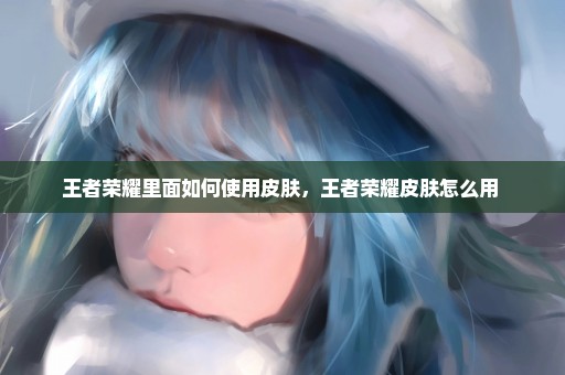 王者荣耀里面如何使用皮肤，王者荣耀皮肤怎么用 