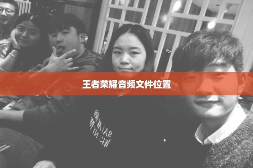 王者荣耀音频文件位置
