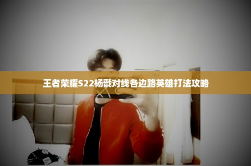 王者荣耀S22杨戬对线各边路英雄打法攻略