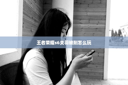 王者荣耀s6关羽被削怎么玩