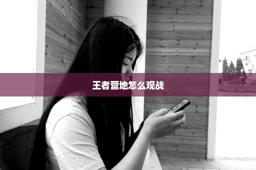 王者营地怎么观战