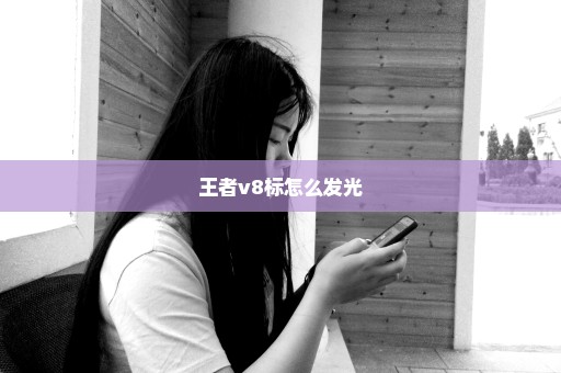 王者v8标怎么发光