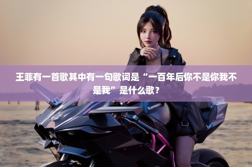 王菲有一首歌其中有一句歌词是“一百年后你不是你我不是我”是什么歌？
