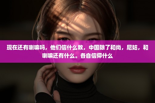 现在还有喇嘛吗，他们信什么教，中国除了和尚，尼姑，和喇嘛还有什么。各自信仰什么