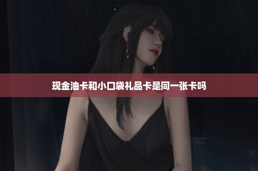现金油卡和小口袋礼品卡是同一张卡吗